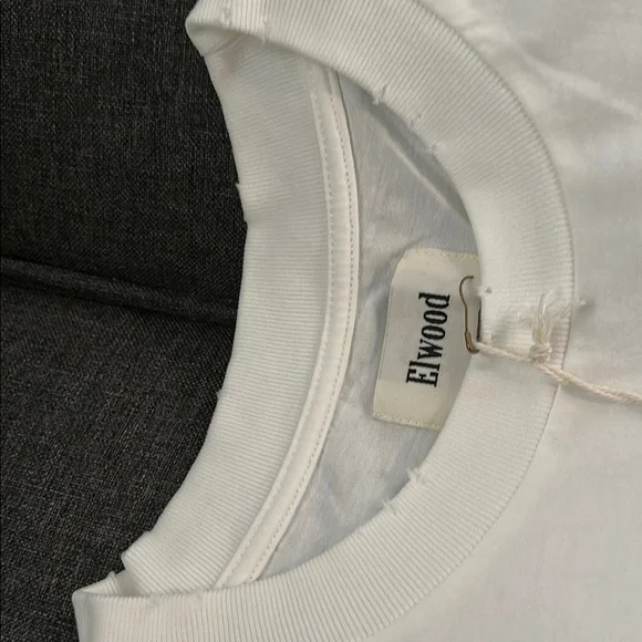 NEW Men's White organic cotton T-Shirt - Picture 5 of 5